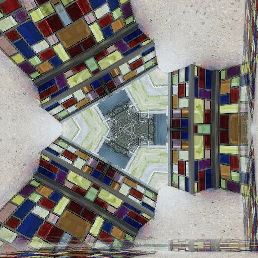Seamless hex wallpaper pattern — Stained Glass by wallpaper⁶
