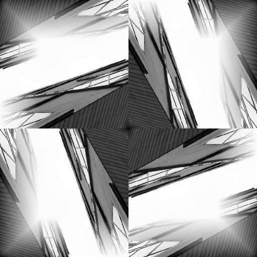 wallpaper⁶ — seamless rotate4 pattern from bauhaus