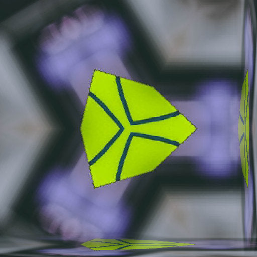 AI Art Hexagon wallpaper pattern