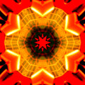 Seamless kaleidoscope wallpaper pattern — Origami by wallpaper⁶