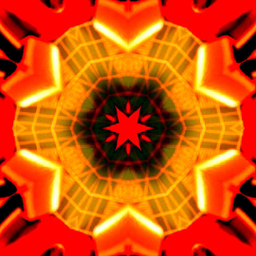 Seamless kaleidoscope wallpaper pattern — Origami by wallpaper⁶
