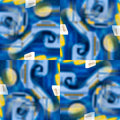 wallpaper⁶ — seamless rotate4 pattern from bauhaus