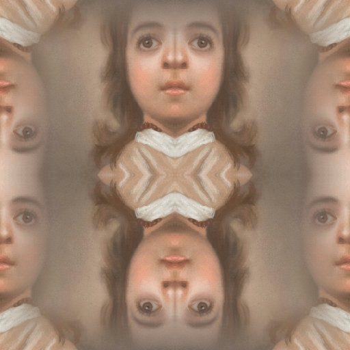 Portraits Mirror wallpaper pattern