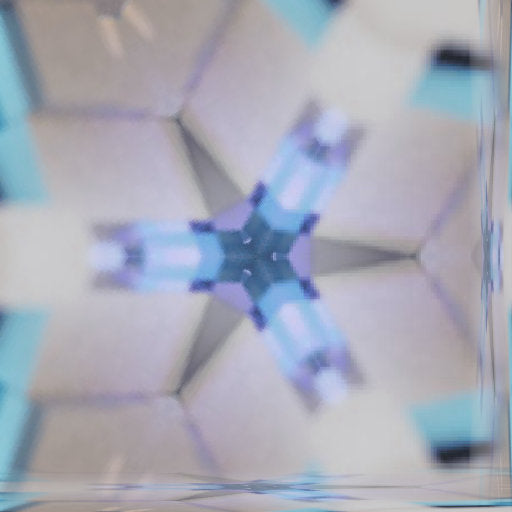 A repeating dark gray pattern of 3D cubes in hexagonal symmetry creating an isometric architectural effect.