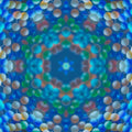 3D Kaleidoscope wallpaper pattern