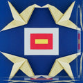 Seamless mirror wallpaper pattern — Origami by wallpaper⁶