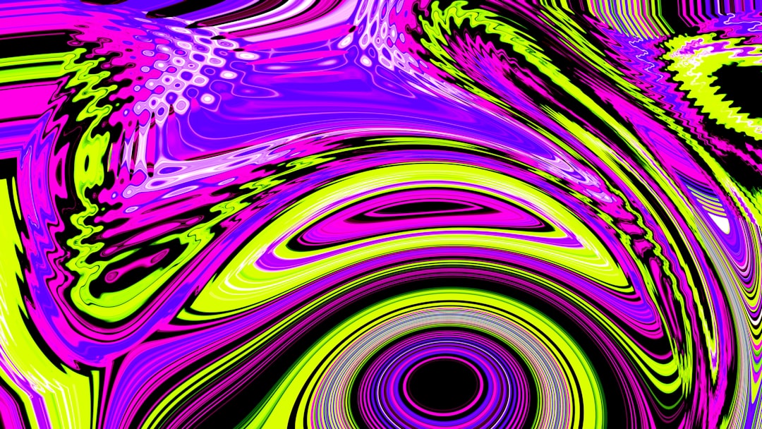 Seamless mirror wallpaper pattern — Biochemistry by wallpaper⁶ — base photo: Wormhole | Blender 3D