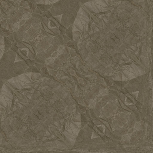 Close-up of an origami paper folding texture in a diamond pattern repeat, creating geometric folds and subtle crumples.