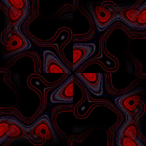 Seamless rotation wallpaper pattern — Cosmology by wallpaper⁶