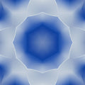 A black and white Op-Art pattern with Kaleidoscope symmetry featuring radiating star-like shapes and vibrating lines.