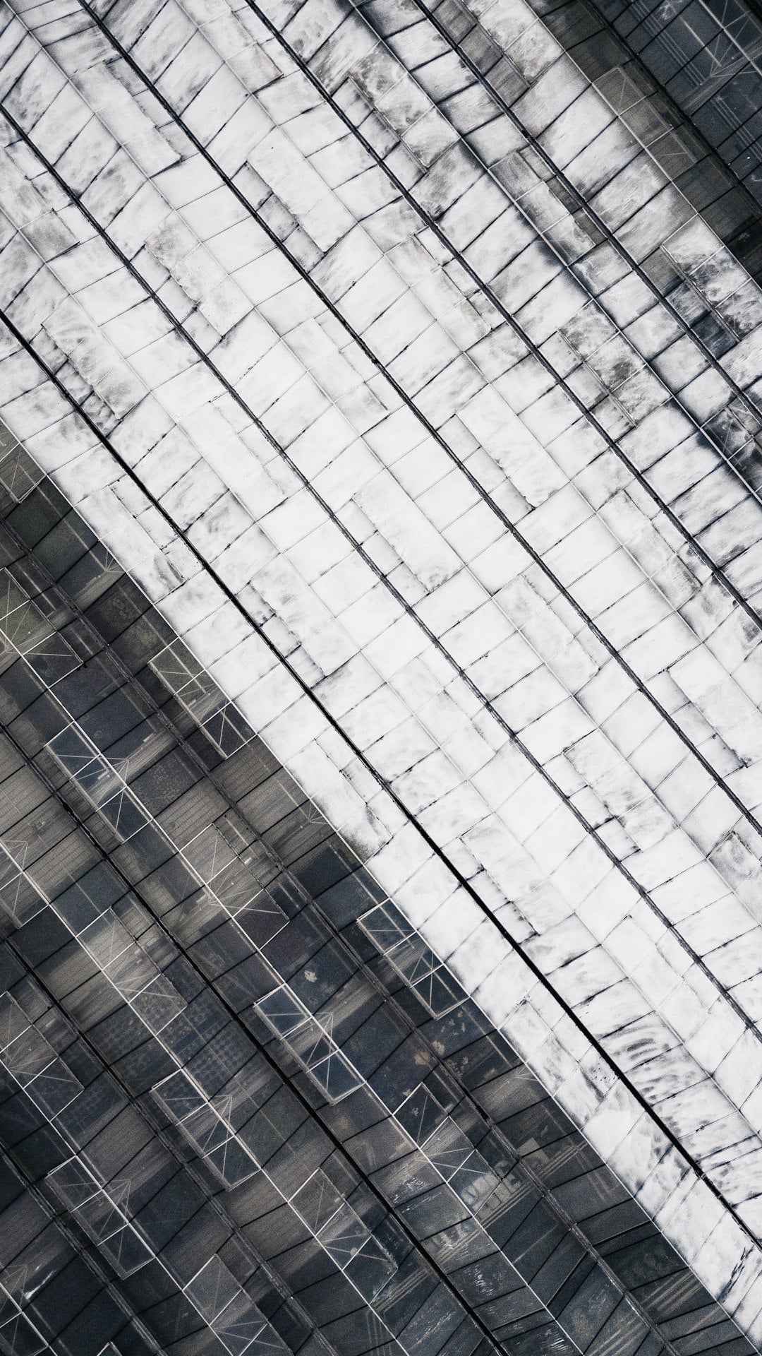 Seamless hex wallpaper pattern — Cartography by wallpaper⁶ — base photo: rooftops