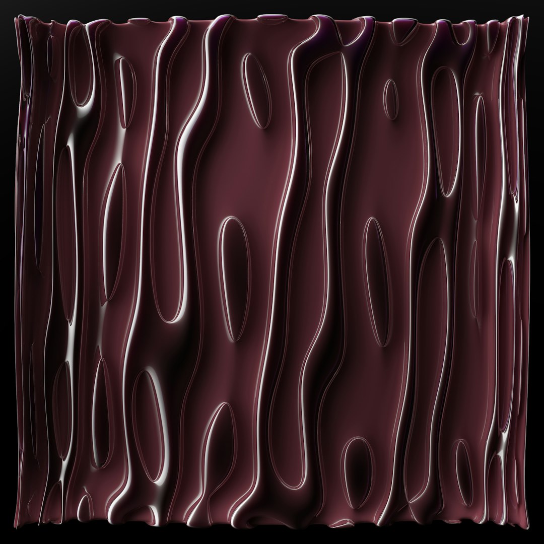 Seamless hex wallpaper pattern — Biochemistry by wallpaper⁶ — base photo: a red and white liquid swirl pattern on a black background