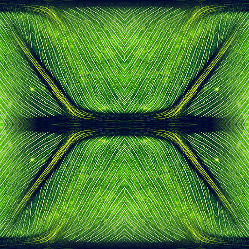 Botanics Mirror wallpaper pattern