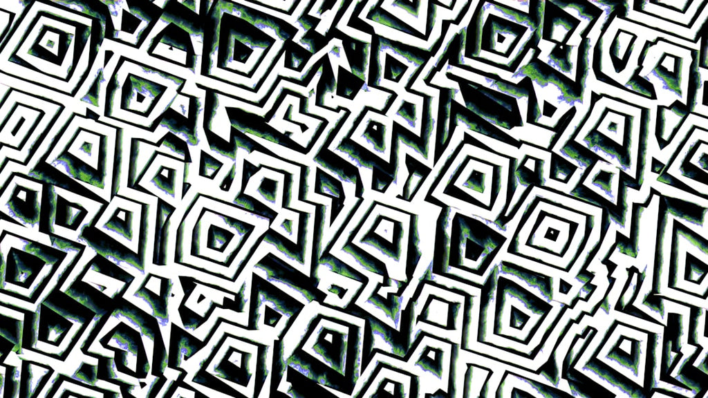 Algorithms Rotation wallpaper pattern — base photo: Gems | Blender 3D