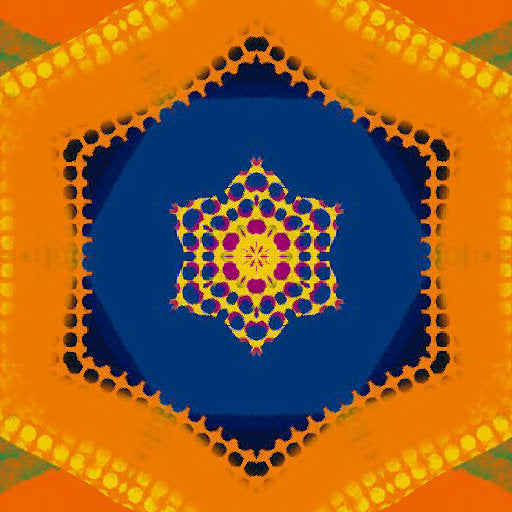 wallpaper⁶ — seamless kaleidoscope pattern from opart