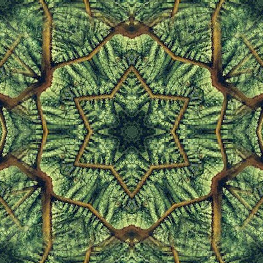 Portraits Kaleidoscope wallpaper pattern