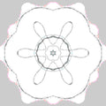 Seamless kaleidoscope wallpaper pattern — Calligraphy by wallpaper⁶