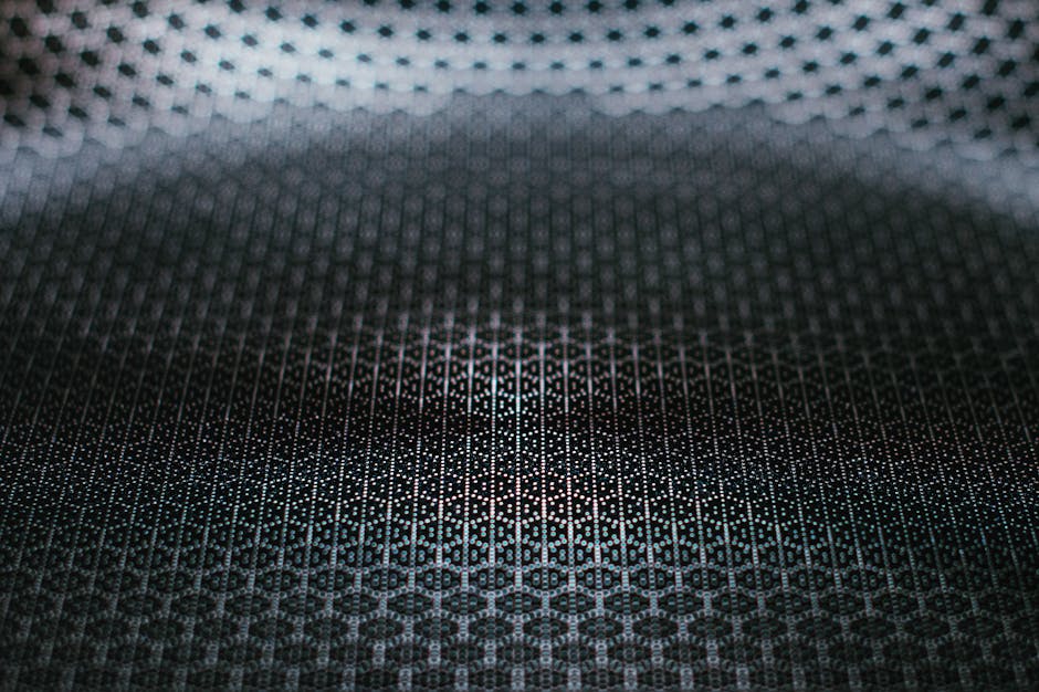 Fractals Hexagon wallpaper pattern — base photo: Dark abstract textured metallic surface with geometric pattern for modern design.