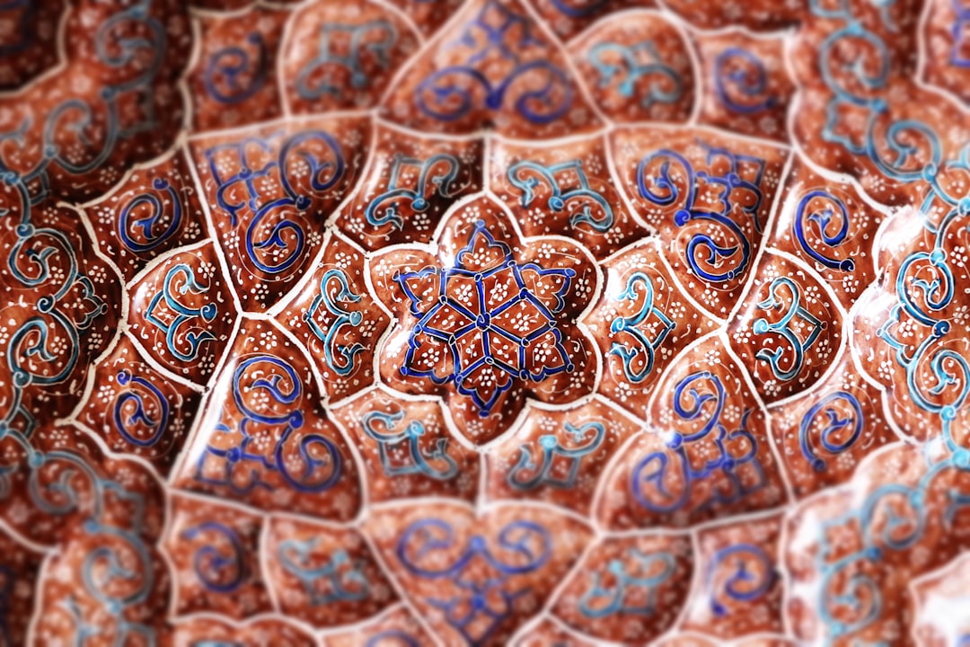 Seamless mirror wallpaper pattern — Medicine by wallpaper⁶ — base photo: multicolored ceramic