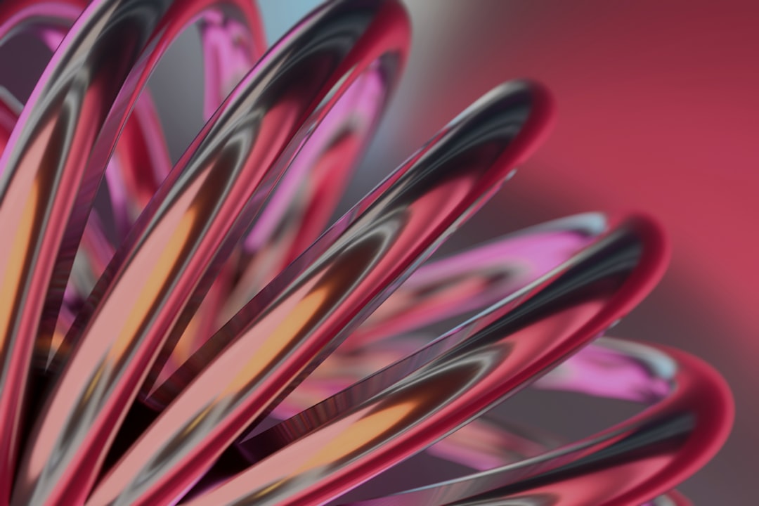 3D Kaleidoscope wallpaper pattern — base photo: a close up of a bunch of metal spoons