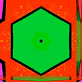 Seamless kaleidoscope wallpaper pattern — Origami by wallpaper⁶