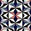 Seamless mirror wallpaper pattern — Geometry by wallpaper⁶