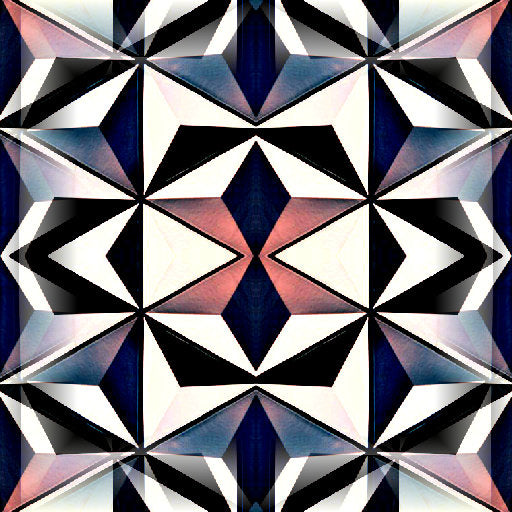 Seamless mirror wallpaper pattern — Geometry by wallpaper⁶