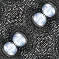 Molecular Physics Diamond wallpaper pattern