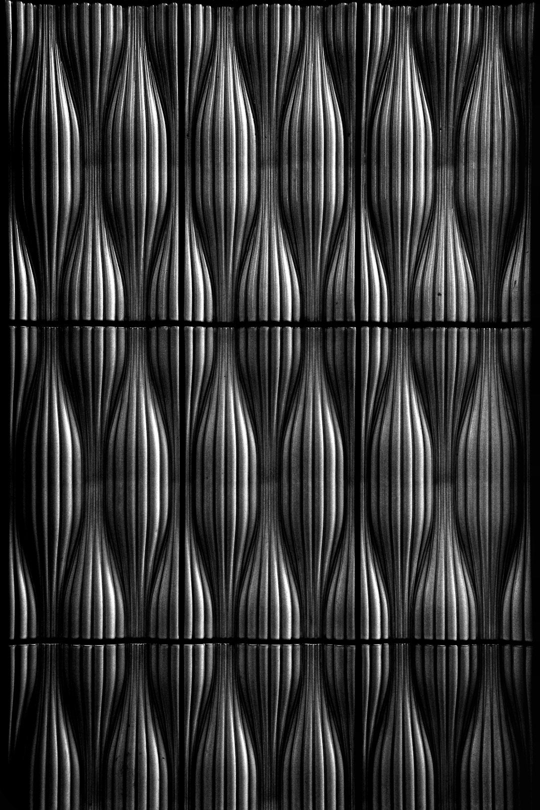 3D Brick wallpaper pattern — base photo: Hypnotic Interwoven Pattern in Concrete