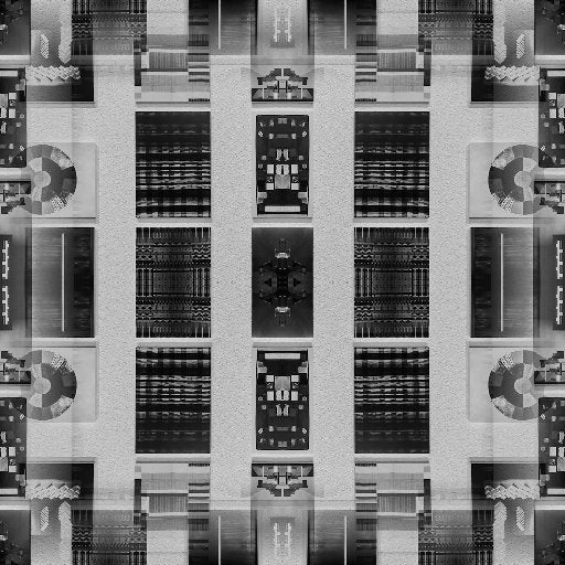 wallpaper⁶ — seamless mirror4 pattern from bauhaus
