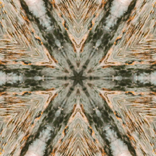 Oceanography Kaleidoscope wallpaper pattern