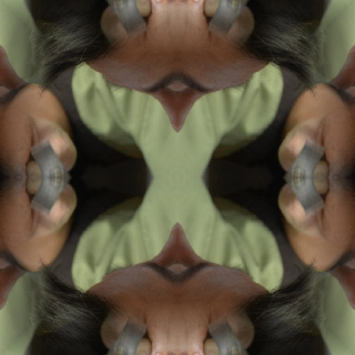 Portraits Mirror wallpaper pattern