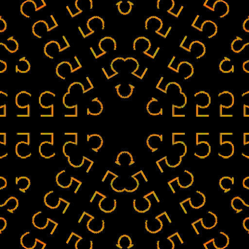 Seamless kaleidoscope wallpaper pattern — Arithmetic by wallpaper⁶