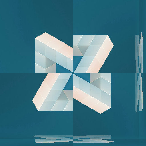 wallpaper⁶ — seamless rotate4 pattern from opart