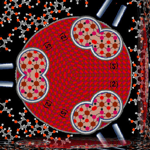 Seamless hex wallpaper pattern — Biochemistry by wallpaper⁶