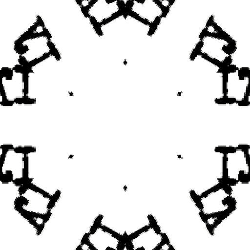 Seamless kaleidoscope wallpaper pattern — Arithmetic by wallpaper⁶