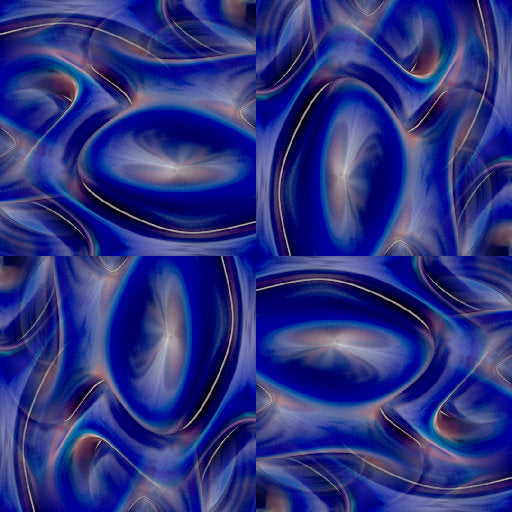 WALLPAPER⁶ — seamless rotate4 pattern from twisted surface art, Topology