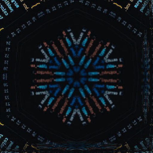 Seamless kaleidoscope wallpaper pattern — Arithmetic by wallpaper⁶