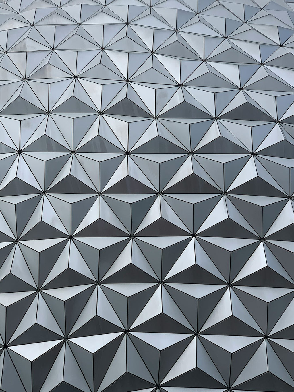 Molecular Physics Kaleidoscope wallpaper pattern — base photo: epcot in the day