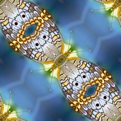 Entomology Diamond wallpaper pattern