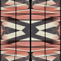 WALLPAPER⁶ — seamless mirror4 pattern from bauhaus geometric poster, Bauhaus