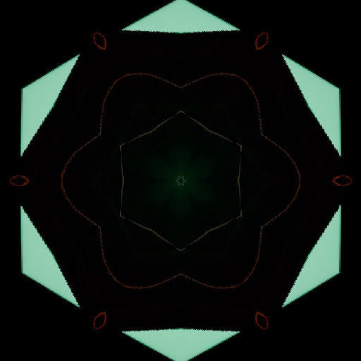 3D Kaleidoscope wallpaper pattern