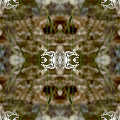 Botanics Mirror wallpaper pattern