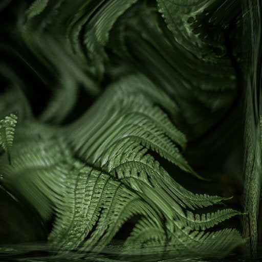 Botanics Wave wallpaper pattern