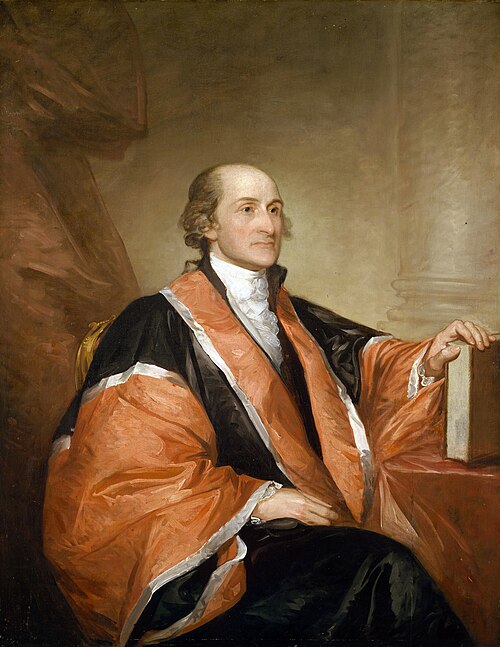 Portraits Mirror wallpaper pattern — base photo: File:John Jay (Gilbert Stuart portrait).jpg