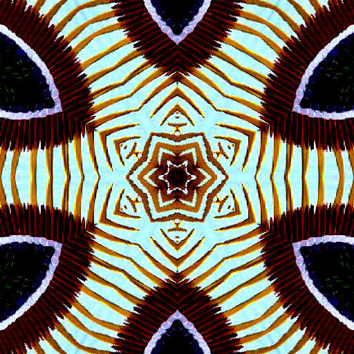 Seamless kaleidoscope wallpaper pattern — Origami by wallpaper⁶