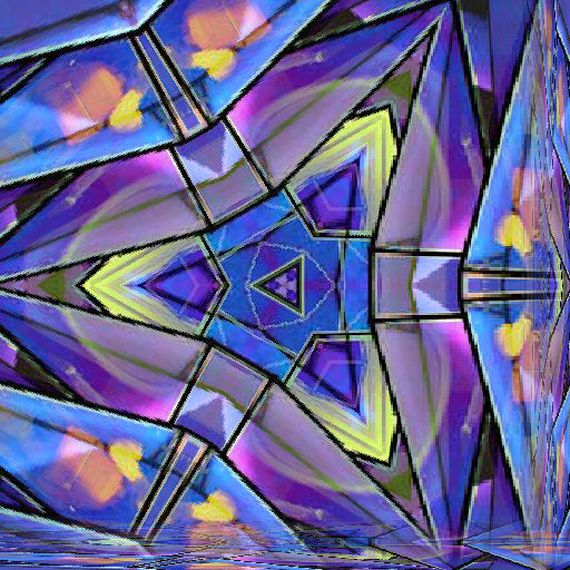 Seamless hex wallpaper pattern — Stained Glass by wallpaper⁶