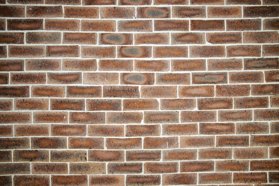 Seamless mirror wallpaper pattern — Geometry by wallpaper⁶ — base photo: High-resolution textured brick wall, perfect for design and architectural projects.