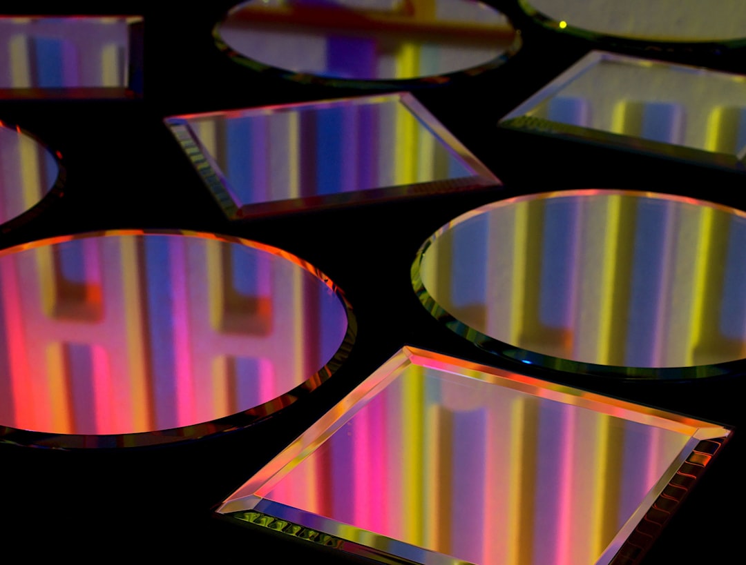 Data Vertical Strip wallpaper pattern — base photo: Abstract Mirror Design #2
