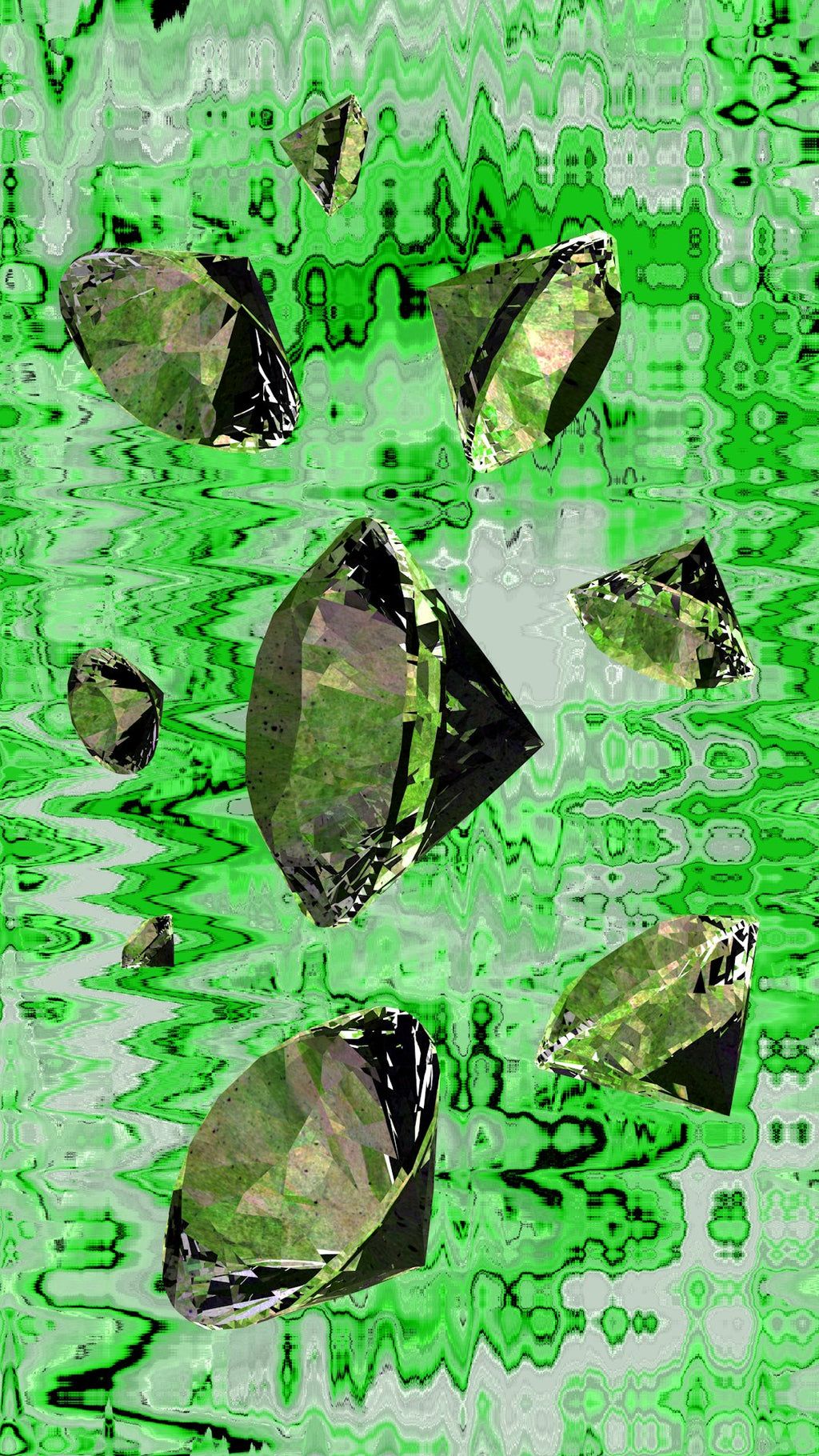 Mineralogy Hexagon wallpaper pattern — base photo: iPhone Wallpaper | Blender 3D
